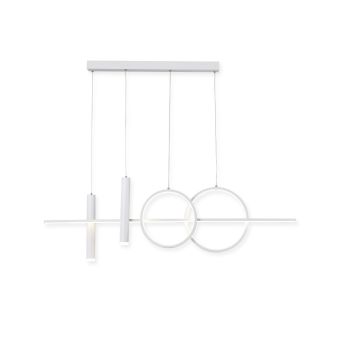 LED Függesztett csillár, ALTHEIA SP4, KL142088, 50W, 4000K, fehér