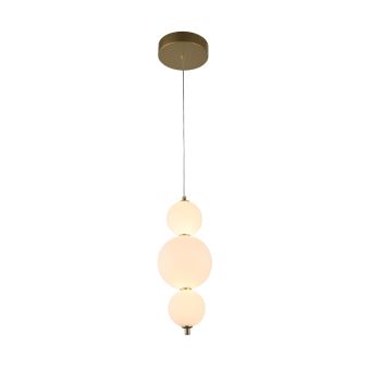 CSILLÁR, LED BALO SP3, KL142117, 15W, 3000/4000/6500K, FEHÉR, ARANY