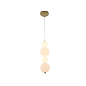 CSILLÁR, LED BALO SP4, KL142118, 22W, 3000/4000/6500K, FEHÉR, ARANY