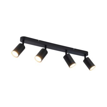 SPOTLÁMPA, CORE PL4 B, KL164013, 4XGU10, FEKETE