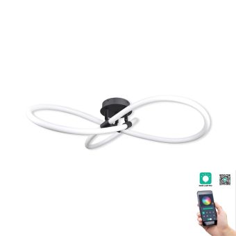 Mennyezeti lámpa, LED FIORA PL3, KL151098, 24W-49W-24W, 3000K-4500K-6500K, fehér