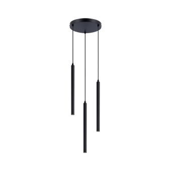 FÜGGESZTETT CSILLÁR, FOCUS SP3 B, KL113058, 3XG9, FEKETE