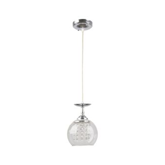 Függesztett csillár, GLASS SP1, LY-3315, 1xE27, átlátszó, króm