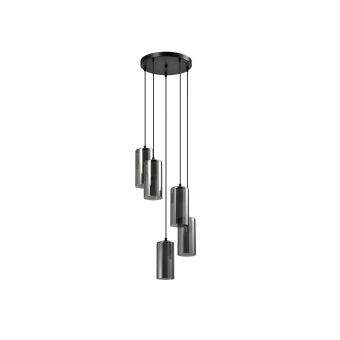 Függesztett csillár, GLASSY SP5, KL115006, 5xG9, füstös árnyalat