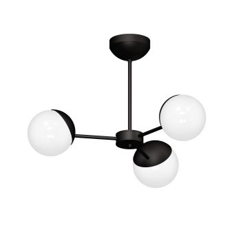 Csillár, GLOBE 3, KL103017, 3xE14, fekete