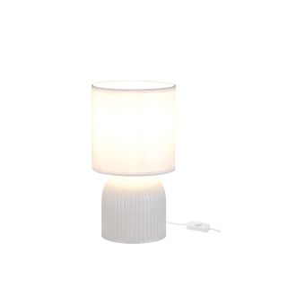 ASZTALI LÁMPA, GRACY TL1 W, KL108046, 1XE14, FEHÉR
