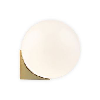 Fali lámpa, HERA, 146016, 1xG9, opálfehér, sárgaréz