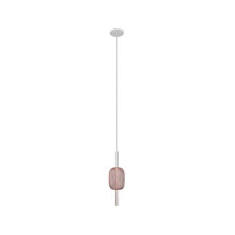 LED Függesztett csillár, HOLD SP1, 142034, 5W, 3000K, fehér, rózsaszín arany