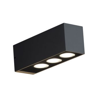 Fali lámpa, LED HUNTER 3, KL121058, 8W, 4000K, fekete
