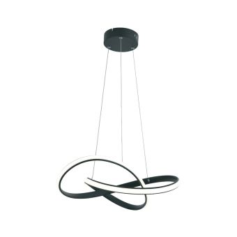 LED Függesztett csillár, INTRIGUE SP1 NEGRU, KL142046, 40W, 4000K, fekete