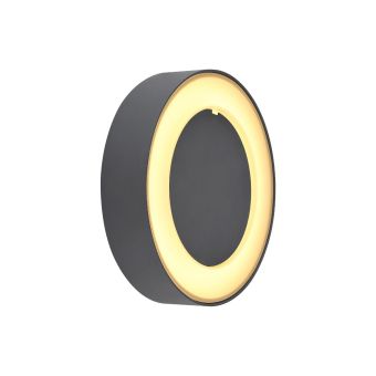 Fali lámpa, LED IRIS, KL121073, 12W, 4000K, szürke antracit