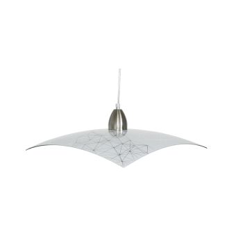 Függesztett csillár, JEWEL 300-S, KL5883, 1xE27, fehér, fekete