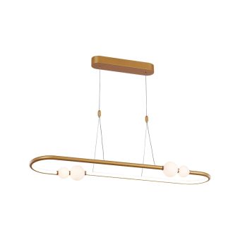 LED Függesztett csillár, JUNIPER, 142038, 47W, 3000K, matt arany