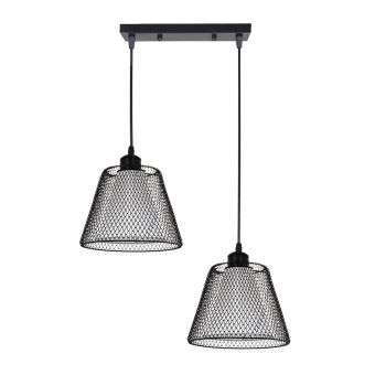 Függesztett csillár, NOVOS SP2, KL112008, 2xE27, fekete