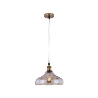 Függesztett csillár, OXIGEN SP1 AMBRA, KL111063, 1xE27, borostyánszín