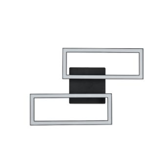 CSILLÁR, LED PANE PL2 B, KL140040, 16W, 4000K, FEHÉR, FEKETE