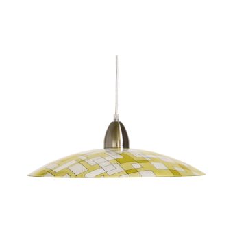 Függesztett csillár, PERLA D400-S, KL5850, 1xE27, fehér, sárga