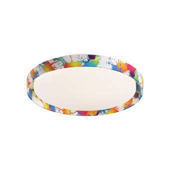MENNYEZETI LÁMPA, LED RAINBOW, KL151159, 27/54/27W, 3000-4000-6000K, SZÍNES, FEHÉR