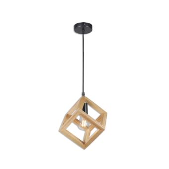 Függesztett csillár, RHOMBUS SP1, KL111125, 1xE27, natúr