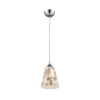 Suspensie RIDO SP1, LY-3239, 1xE27, crem, negru, roșu