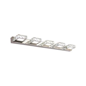 Fali lámpa, LED ROMANCE, 146001, 15W, 4000K, átlátszó, króm