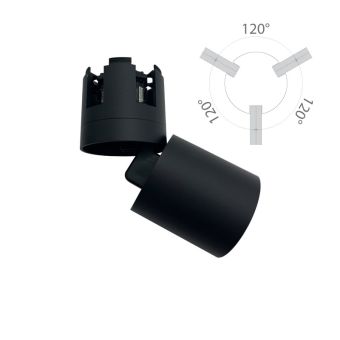 LED spotlámpa, SHAPE SPOT, 7W, KL181053, 7W, 4000K, fekete