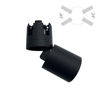 LED spotlámpa, SHAPE SPOT, 7W D, KL181068, 7W, 3000K, fekete