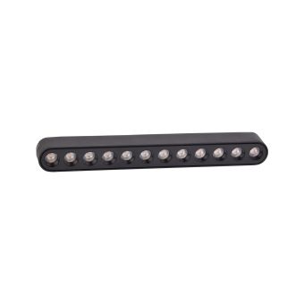 Lineáris LED lámpa, SLIM TRACK LIGHT 12W, KL181139, 12W, 3000K, fekete