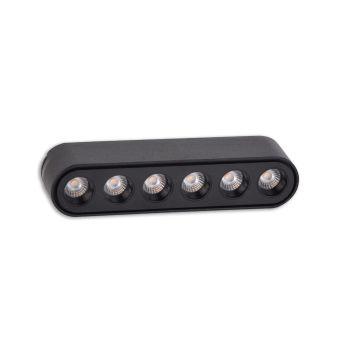 LED spotlámpa, SLIM TRACK LIGHT 6W, KL181016, 6W, 3000K, fekete