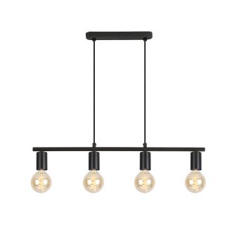 Függesztett csillár, STRICT SP4, KL114003, 4xE27, fekete