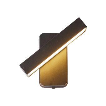 Fali lámpa, LED TRULY 1, KL121076, 18W, 4000K, fekete