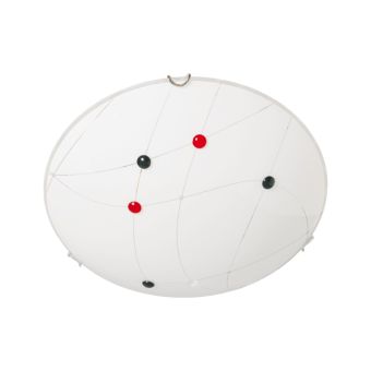 Mennyezeti lámpa, VENUS D400, KL5943, 2xE27, fehér, többszínű